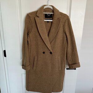 Daphne topcoat in Italian boiled wool